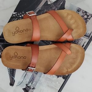 BRAND NEW YOKONO  leather sandals